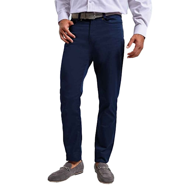 Premier Mens Performance Chinos 44L Marinblå Navy 44L