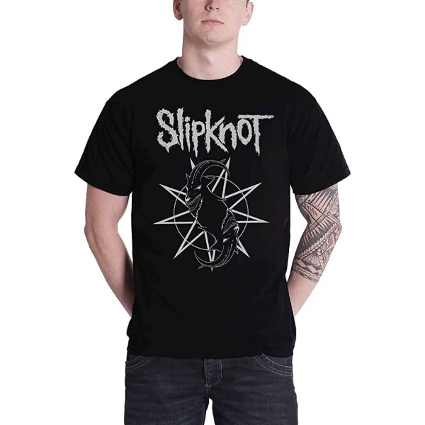 Slipknot Unisex Adult Goat Star Logo T-shirt M Svart Black M