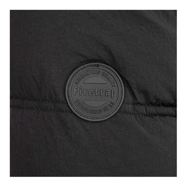 Firetrap Herr Bubble Pufferjacka L Svart Black L