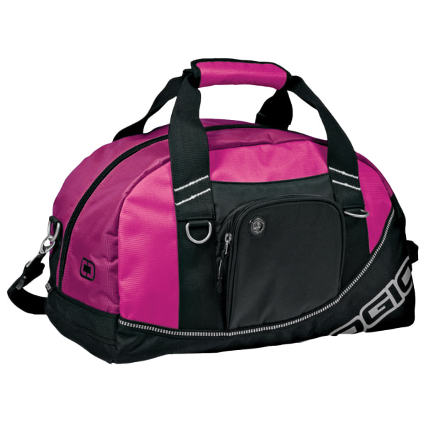 Ogio Half Dome Sports/Gym Duffelväska (29,5 liter) (2-pack) Hot Pink/Black One Size