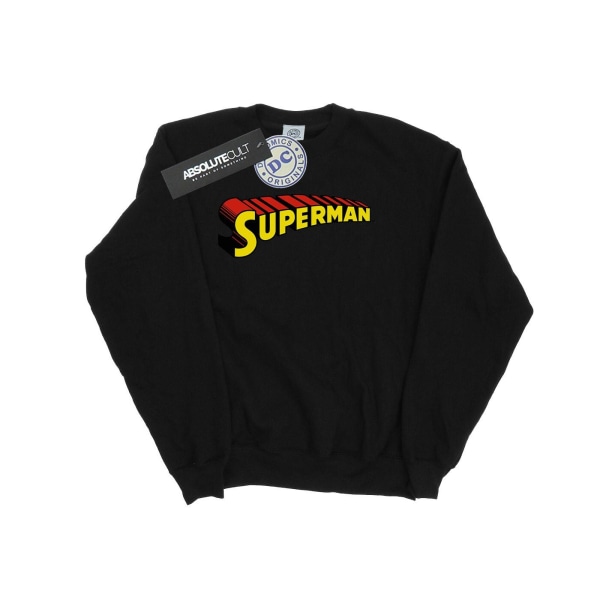 DC Comics Girls Superman Telescopic Loco Sweatshirt 7-8 år B Black 7-8 Years