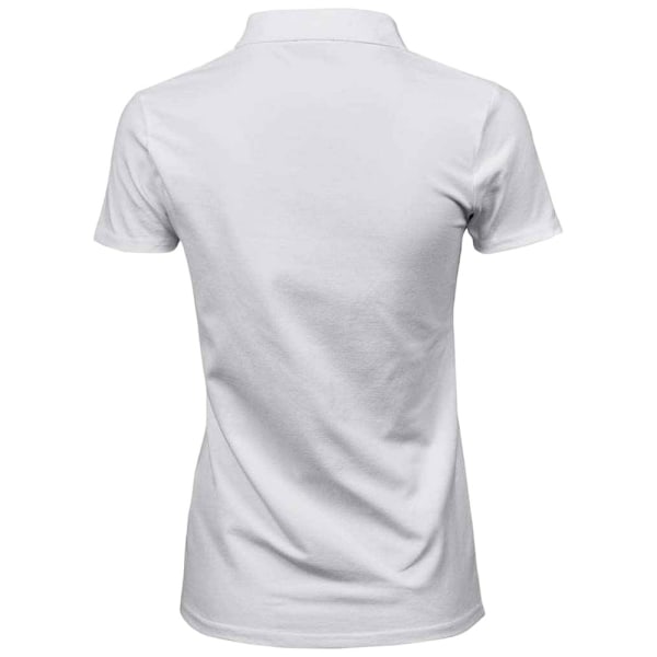 Tee Jays Dam/Dam Luxury Stretch Polo Shirt XXL Vit White XXL