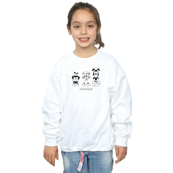 Animaniacs Girls Three Evils Sweatshirt 9-11 år Vit White 9-11 Years