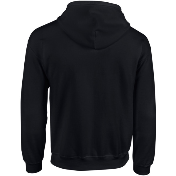 Gildan Heavy Blend Unisex Vuxen Full Zip Sweatshirt Top Black L