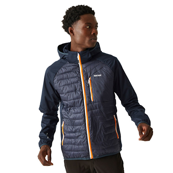 Regatta Andreson Pro Hybrid Jacka M Marinblå/Persimmon Navy/Persimmon M