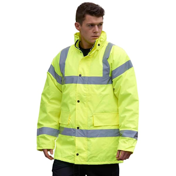 Portwest Unisex Hi-Vis Trafikjacka M Gul Yellow M