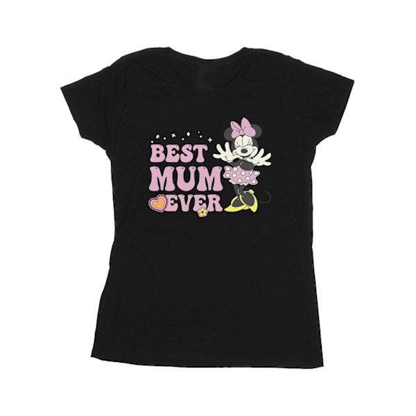 Disney Womens/Ladies Best Mum Ever Bomull T-shirt M Svart Black M