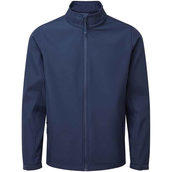 Premier Mens Recycled Wind Resistant Soft Shell Jacket S Navy Navy S