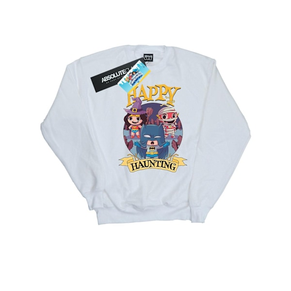 DC Comics Mens Super Friends Happy Haunting Sweatshirt 4XL Vit White 4XL