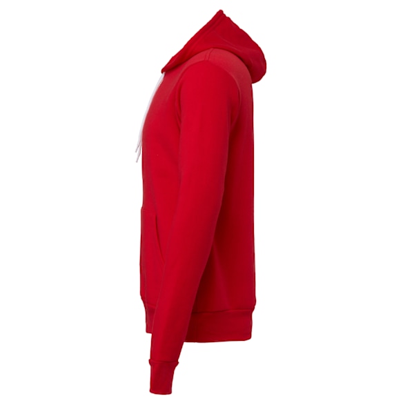 Canvas Unisex Pullover Hooded Sweatshirt / Hoodie M Röd Red M