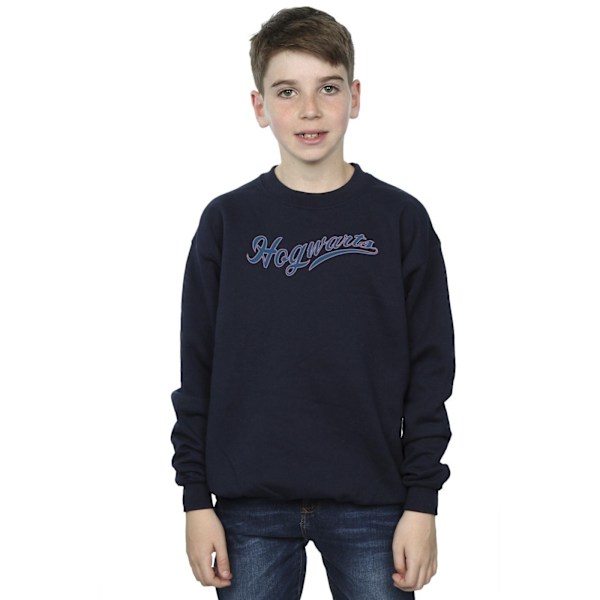 Harry Potter Boys Hogwarts Writing Sweatshirt 5-6 år Marinblå Navy Blue 5-6 Years