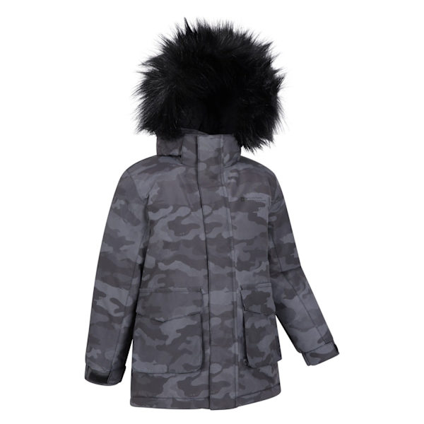 Mountain Warehouse Barnkläder/Barn Ranger Camouflage Vattenavvisande Jacka 3-4 År Grå Grey 3-4 Years