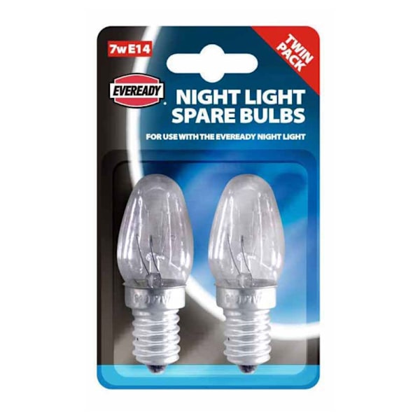 Eveready Nattlampa E14 Reservlampor (2-pack) En Storlek Klar Clear One Size