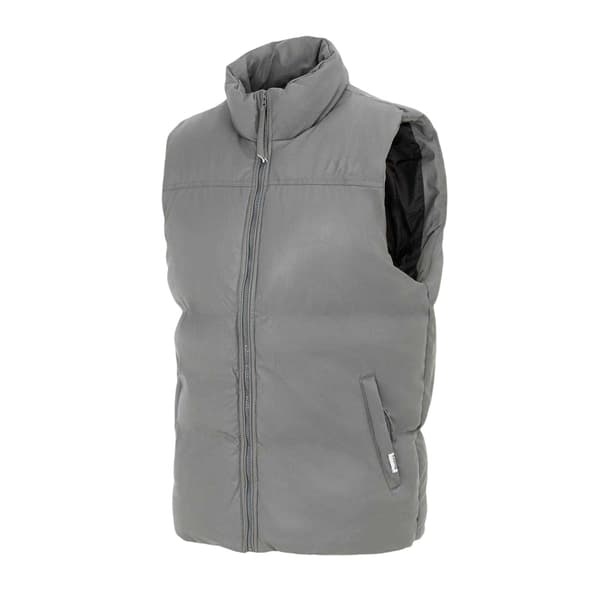 Firetrap Herr PU Vadderad Gilet M Mörkgrå Dark Grey M