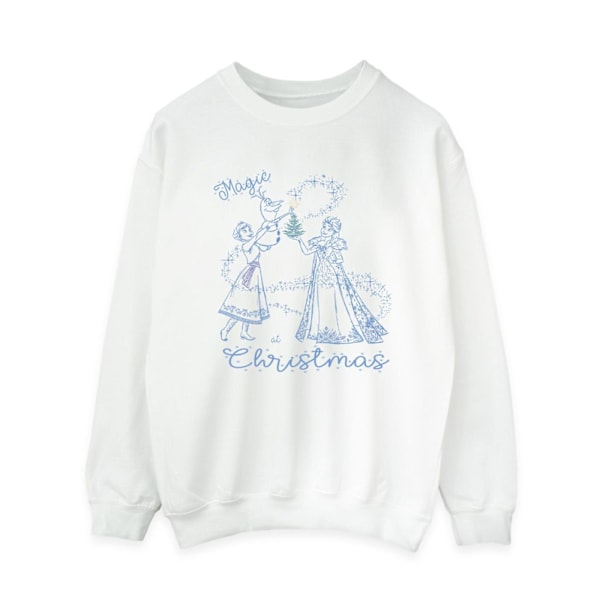 Disney Dam/Kvinnor Frozen Magic Jultröja L Vit White L