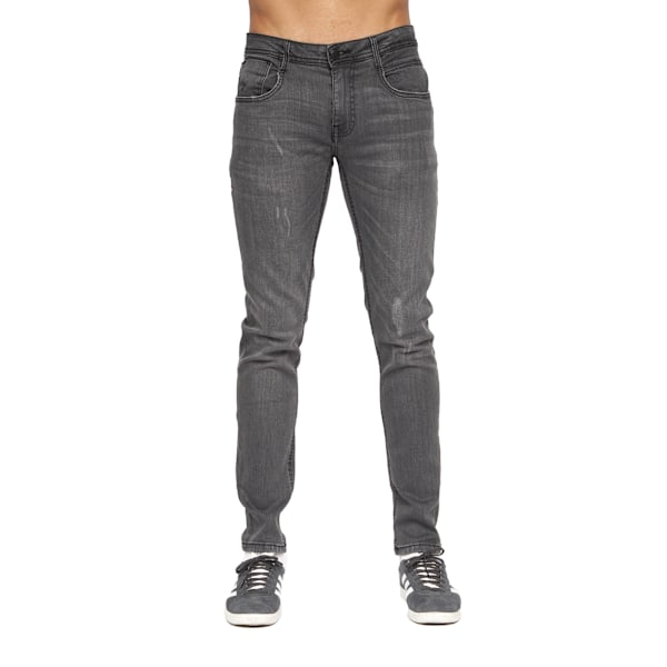 Duck and Cover Herr Tranfold Slim Jeans (2-pack) 38R Grå/St Grey/Stone Wash 38R