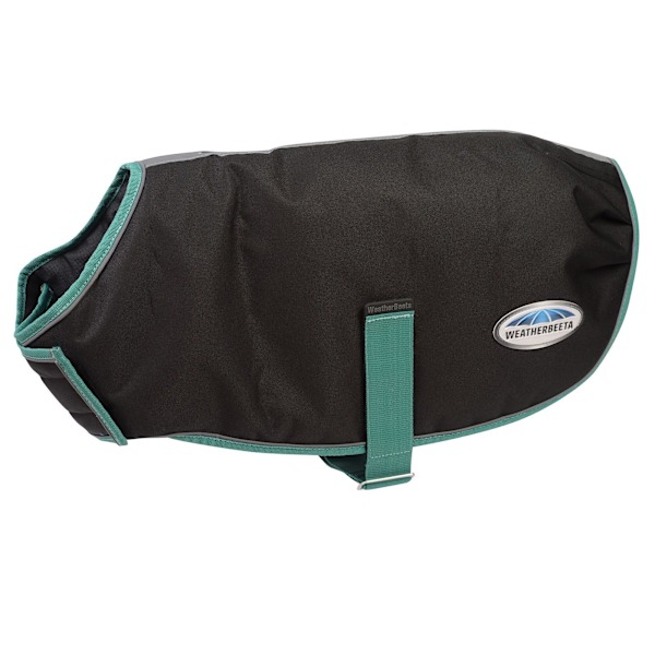 Weatherbeeta Green-Tec Midweight Hundkappa 25cm Svart/Flaskgren Black/Bottle Green 25cm