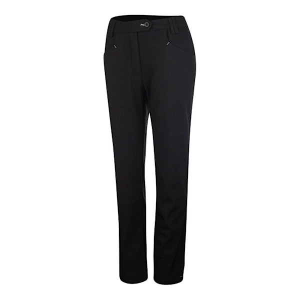 Island Green Damkläder för Kvinnor/Dam Bonded All Weather Golfbyxor 14 Black 14 UK R