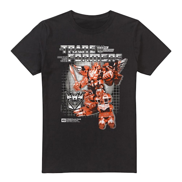 Transformers Herr Predaking Box 40-års T-Shirt XXL Svart Black XXL