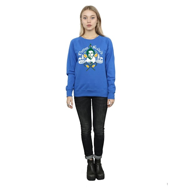 Elf Dam/Damer Headed Ninny Muggins Sweatshirt L Royal Blue Royal Blue L