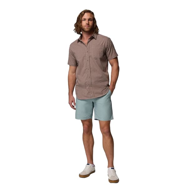 Columbia Herrshorts i bomullspoplin L Blå Blue L