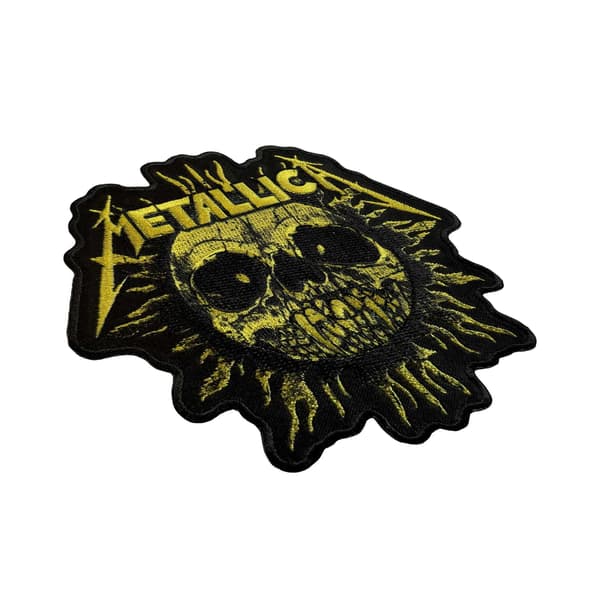 Metallica Woven Sun Patch One Size Svart/Guld Black/Golden One Size