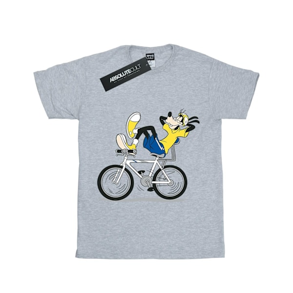 Disney Girls Goofy Tour De Goofy Bomull T-shirt 7-8 År Sport Sports Grey 7-8 Years