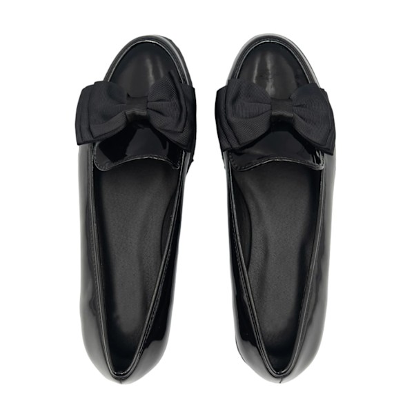 Where's That From Flickor Juliette Slip-on Loafers 1 UK Svart Lack Black Patent 1 UK
