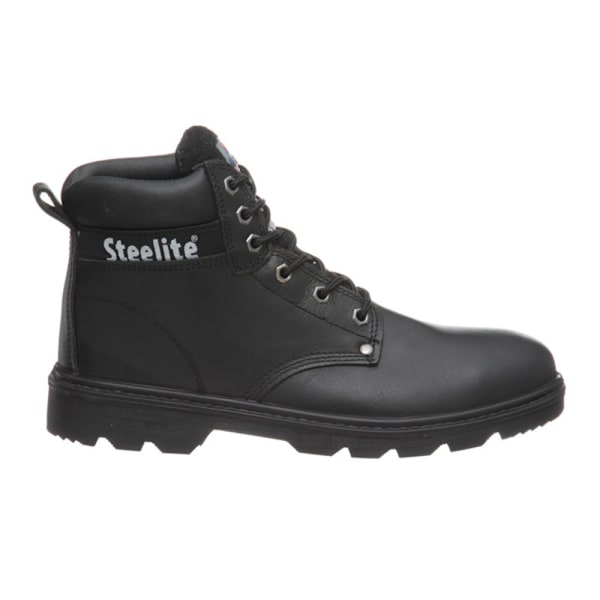 Portwest Steelite Thor S3 Lädersäkerhetskängor 6.5 UK Svart Black 6.5 UK