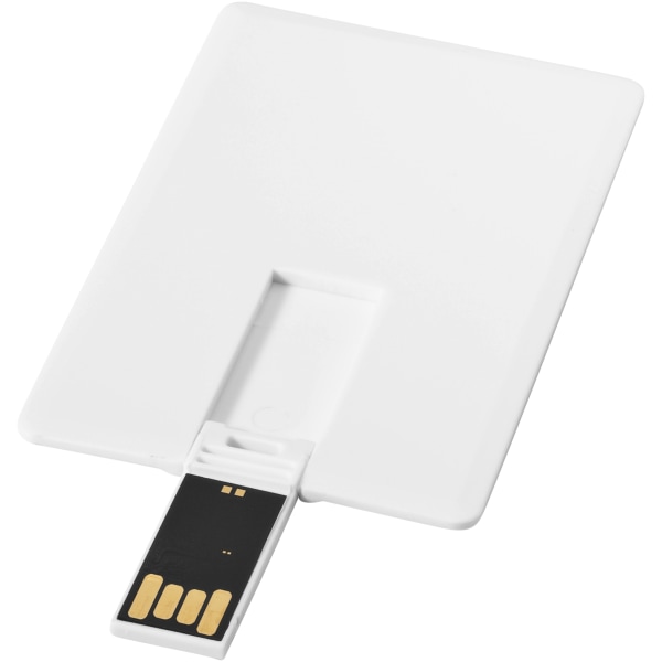 Bullet Slim Kreditkort USB 4GB Vit White 4GB