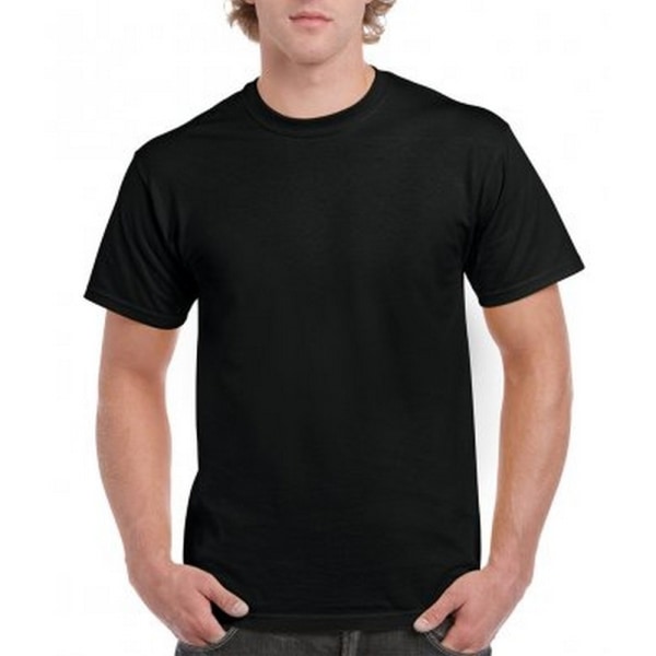 Gildan Mens Hammer Heavyweight T-Shirt 4XL Svart Black 4XL