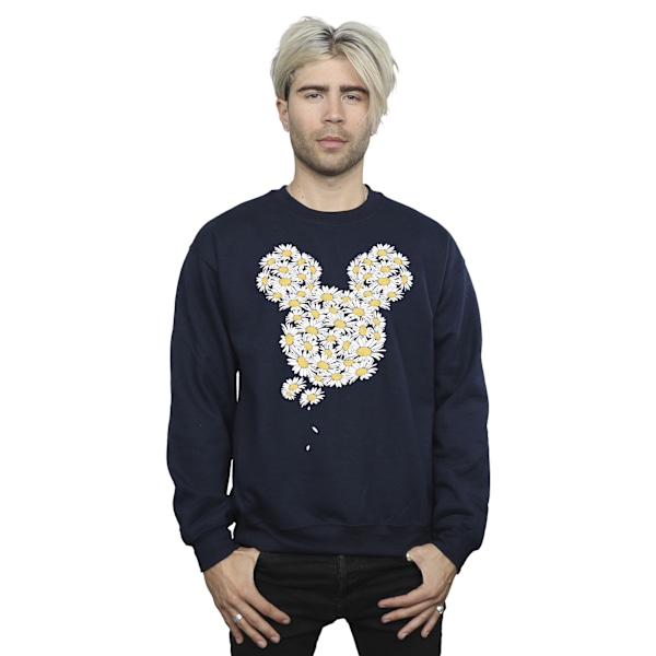 Mickey Mouse Herr Kamomill Huvud Tröja XXL Marinblå Navy Blue XXL