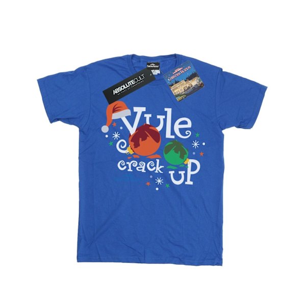 National Lampoon's Christmas Vacation Boys Yule Crack Up T-Shirt Royal Blue 5-6 Years