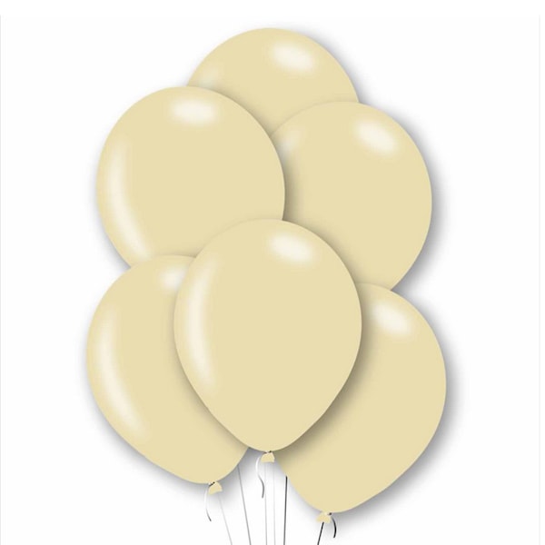 Amscan Latexballong (10-pack) One Size Pearled Ivory Pearled Ivory One Size
