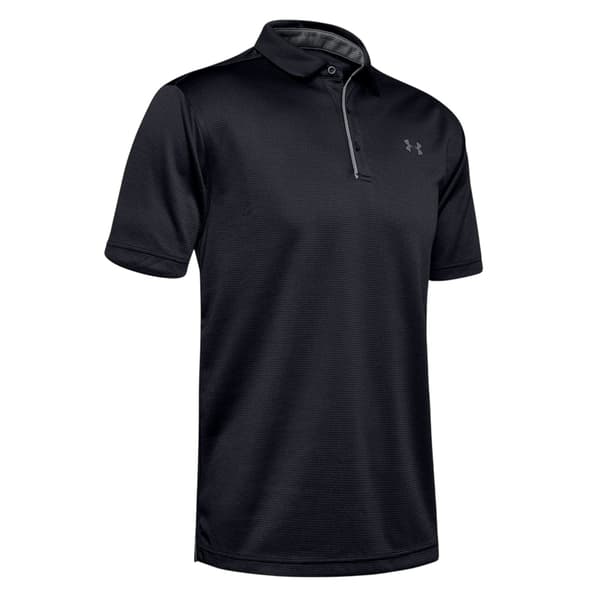 Under Armour Herr Tech Logo Pikétröja L Svart Black L