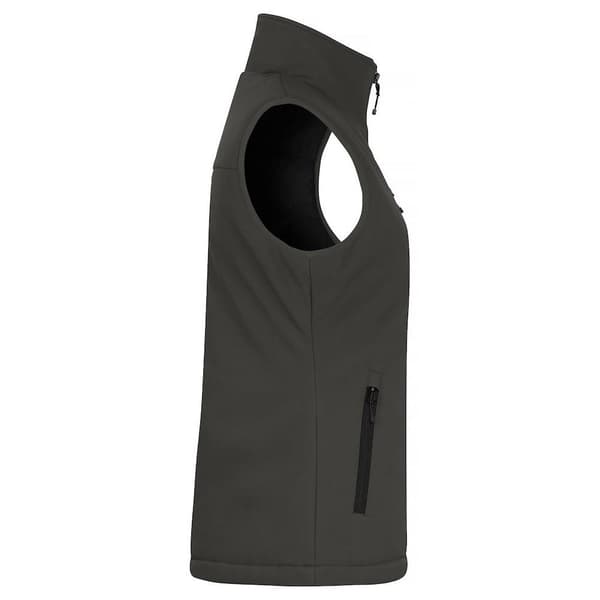 Clique Dam/Dam Softshell Paneler Gilet L Mörkgrå Dark Grey L