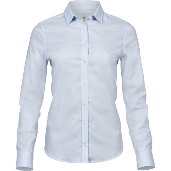 Tee Jays Dam/Ladies Luxury Stretch Shirt L Ljusblå Light Blue L