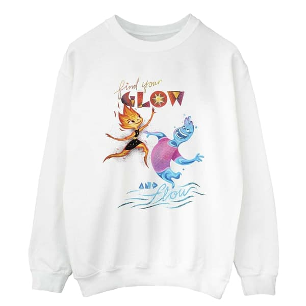 Elemental Dam/Dam Find Your Glow Sweatshirt S Vit White S
