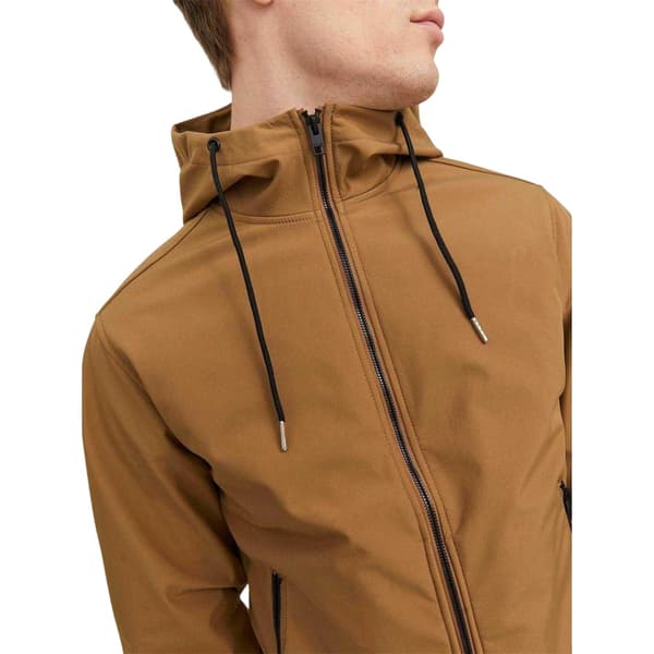 Jack And Jones Herr Hooded Soft Shell Jacka S Otter Otter S