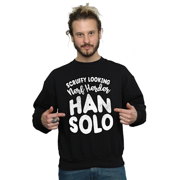 Star Wars Herr Han Solo Legends Tribute Sweatshirt M Svart Black M