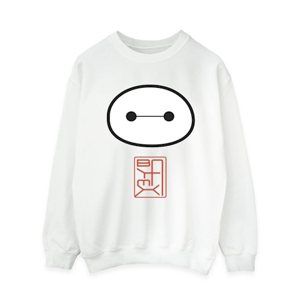 Disney Dam/Kvinnor Big Hero 6 Baymax Ikon Sweatshirt M Vit White M