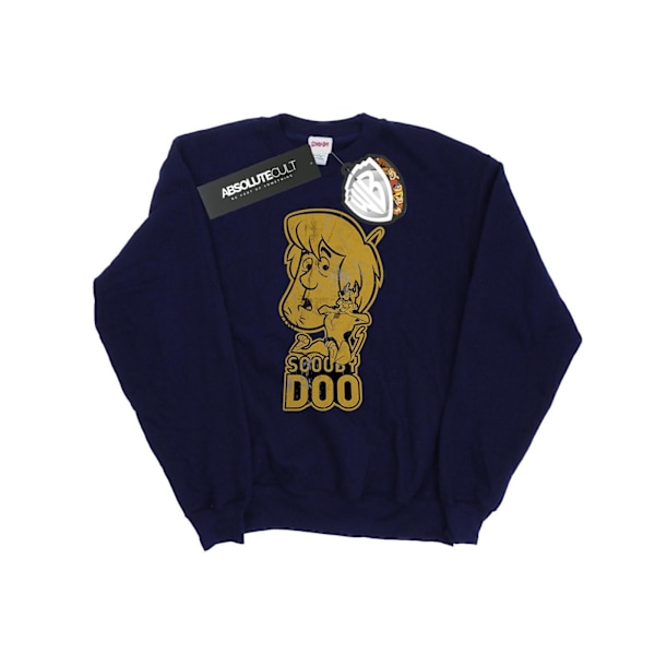 Scooby Doo Dam/Damer Och Shaggy Sweatshirt L Marinblå Navy Blue L