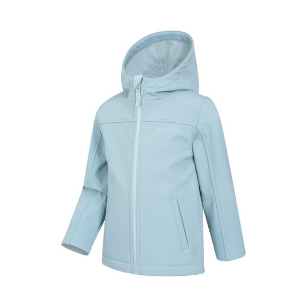 Mountain Warehouse Barn/Barn Vattenavvisande Softshelljacka Pale Blue 5-6 Years