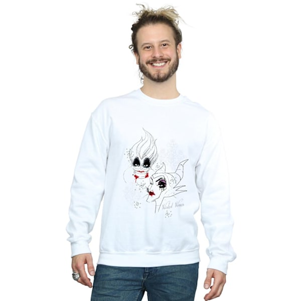 Disney Herr Villains Wicked Women Sweatshirt M Vit White M