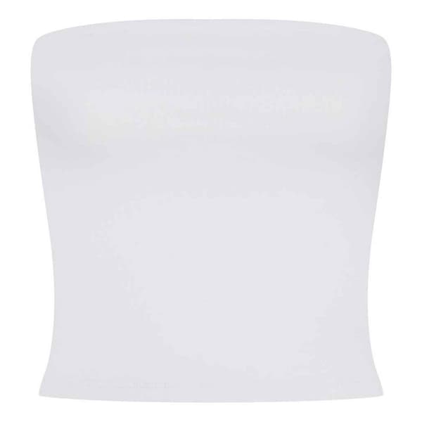 SF Dam/Dam Bandeau Crop Top M Vit White M
