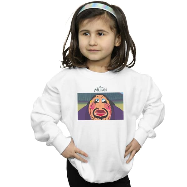 Disney Flickor Mulan The Matchmaker Tröja 7-8 År Vit White 7-8 Years