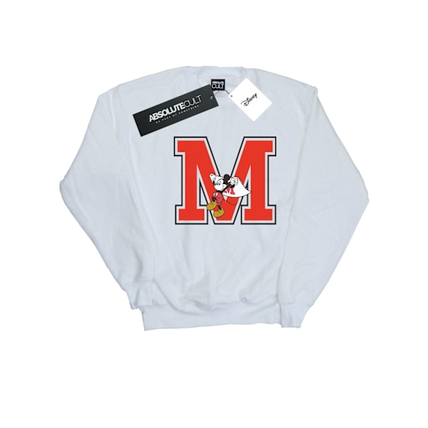 Disney Herr Mickey Mouse Löpartröja S Vit White S