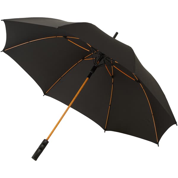 Avenue 23 tum Spark Auto Open Storm Paraply (2-pack) En storlek Solid Svart/Orange Solid Black/Orange One Size