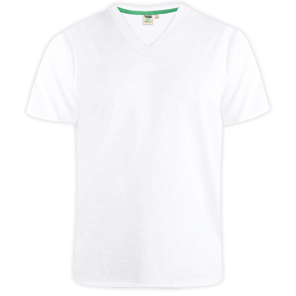 Duke Herr D555 Signature Bomulls T-shirt Kingsize 2XL Vit White 2XL