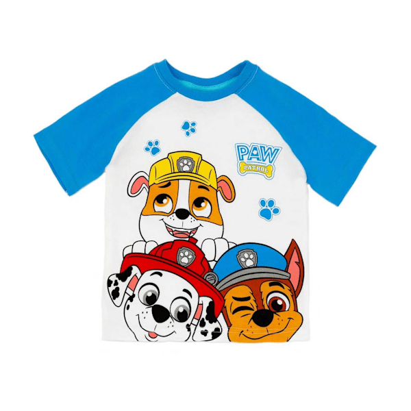 Paw Patrol Pojkar Tryckt Kortärmad Pyjamas Set 18-24 Månader B Blue/White 18-24 Months